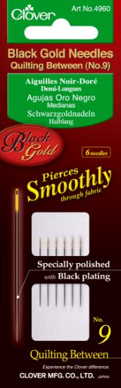 Picture of Black Gold Quilting Betweens Needles Size 9 6/Pkg