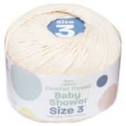 Picture of Aunt Lydia's Baby Shower Crochet Thread Size 3 Natural