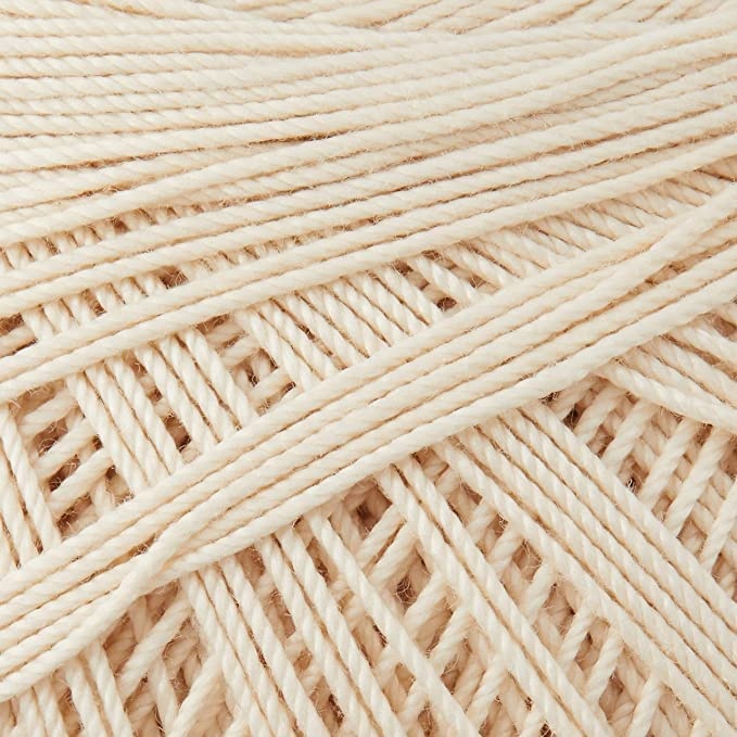 Aunt Lydia's Classic Crochet Thread Size 10 Jumbo Natural