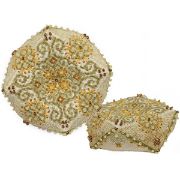 Picture of Biscornu Fantasy Counted Cross Stitch Kit 3.25"X3.25" 25 Count