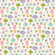 Picture of All About A Girl Double-Sided Cardstock 12"X12"-Tea Time