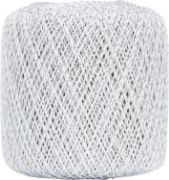 Picture of Aunt Lydia's Metallic Crochet Thread Size 10 White & Silver
