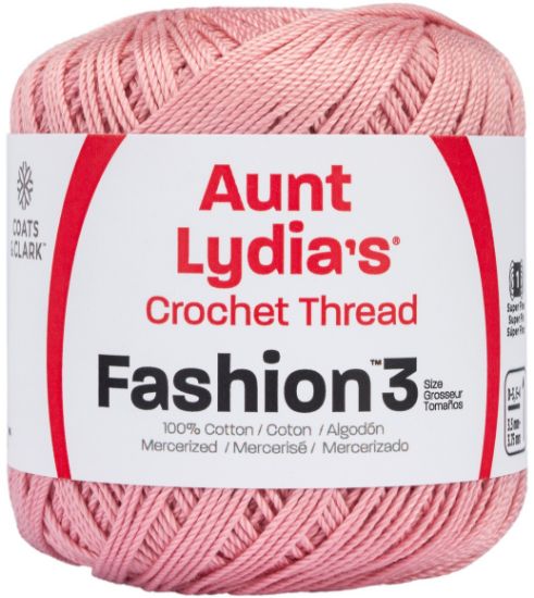 Picture of Aunt Lydia's Fashion Crochet Thread Size 3 Soft Mauve