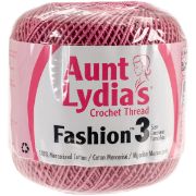 Picture of Aunt Lydia's Fashion Crochet Thread Size 3 Warm Rose 