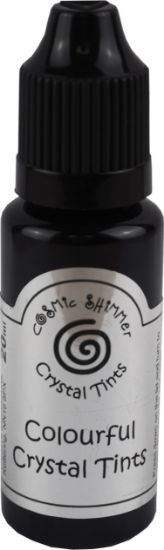 Picture of Cosmic Shimmer Crystal Tints 20ml Black Jet