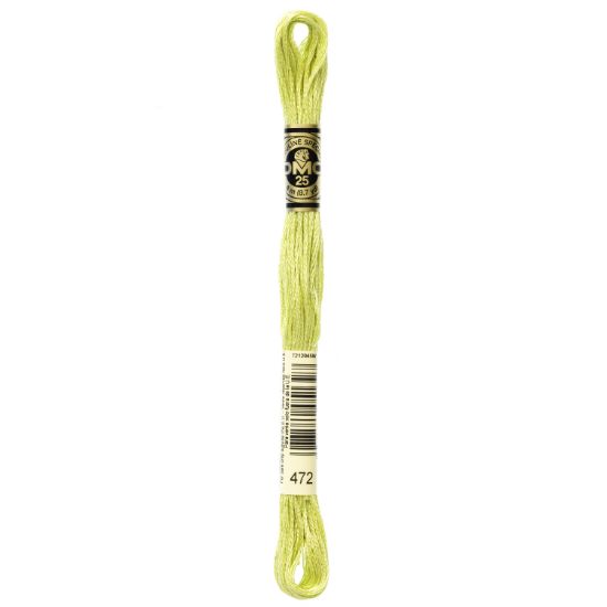 Picture of DMC 6-Strand Embroidery Cotton 8.7yd Ultra Light Avocado Green