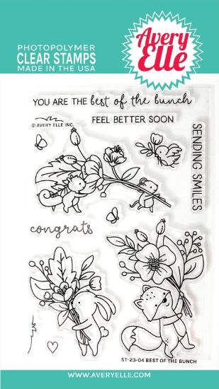 Picture of Avery Elle Clear Stamp Set 4"X6"-Best Of The Bunch