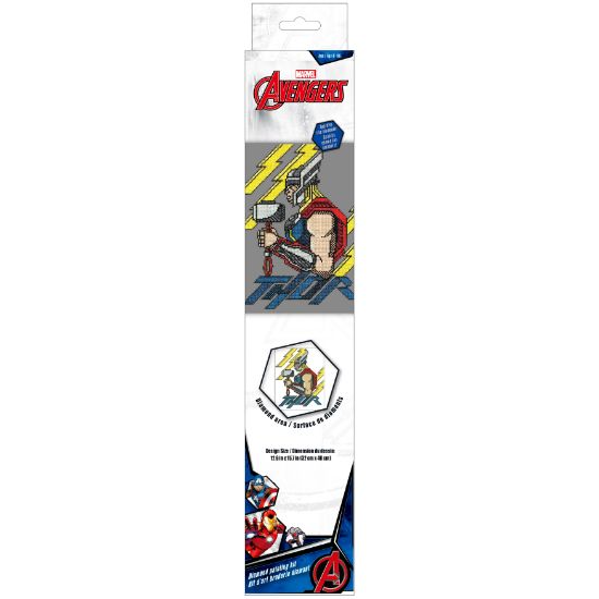 Picture of Camelot Dotz Diamond Art Kit 12.6"X15.7"-Marvel - Thor Bring On The Thunder