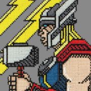 Picture of Camelot Dotz Diamond Art Kit 12.6"X15.7"-Marvel - Thor Bring On The Thunder