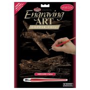 Picture of Copper Foil Engraving Art Kit 8"X10" WWII Fighter