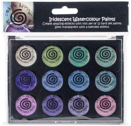 Picture of Cosmic Shimmer Iridescent Watercolor Palette Set 4 Summer Garden