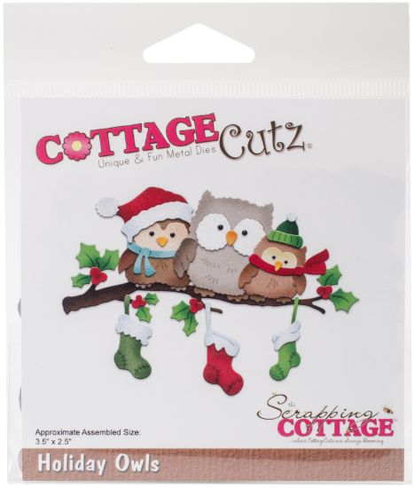 Picture of CottageCutz Dies Holiday Owls