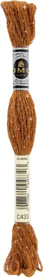 Picture of DMC 6-Strand Etoile Embroidery Floss 8.7yd Medium Brown