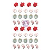 Picture of Candy Cane Lane Puffy Stickers 40/Pkg-