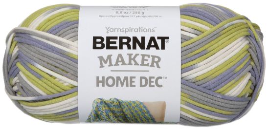 Picture of Bernat Maker Home Dec Yarn Lilac Fence Variegate