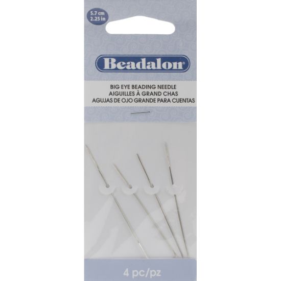 Picture of Big Eye Beading Needles 4/Pkg 2.25"