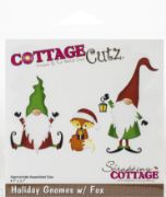 Picture of CottageCutz Dies Holiday Gnomes W/Fox, 4.7"X3.1"