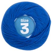 Picture of Aunt Lydia's Baby Shower Crochet Thread Size 3 Crayon Blue