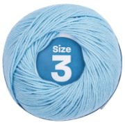Picture of Aunt Lydia's Baby Shower Crochet Thread Size 3 Icy Blue