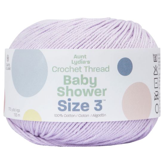 Picture of Aunt Lydia's Baby Shower Crochet Thread Size 3 Lavender Bliss