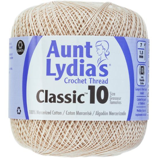 Picture of Aunt Lydia's Classic Crochet Thread Size 10 Natural