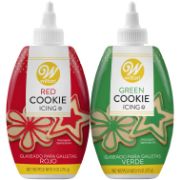 Picture of Cookie Icing 9oz 2/Pkg Red/Green