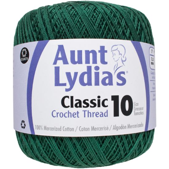 Picture of Aunt Lydia's Classic Crochet Thread Size 10 Forest Green