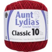 Picture of Aunt Lydia's Classic Crochet Thread Size 10 Victory Red