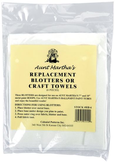 Picture of Aunt Martha's Replacement Blotters 6/Pkg  