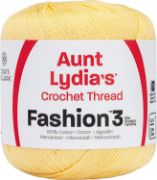 Picture of Aunt Lydia's Fashion Crochet Thread Size 3 Maize