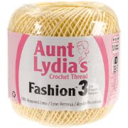 Picture of Aunt Lydia's Fashion Crochet Thread Size 3 Maize