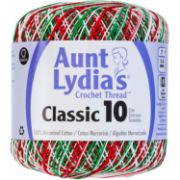 Picture of Aunt Lydia's Classic Crochet Thread Size 10 Shades Of Christmas