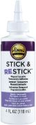 Picture of Aleene's Stick & Restick Adhesive Carded  4oz