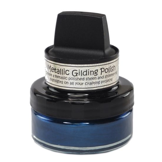 Picture of Cosmic Shimmer Metallic Gilding Polish 50ml-Petrol Blue