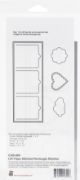Picture of CottageCutz Slimline Dies Lift Flaps Stitched Rectangle 8" To 1.2"