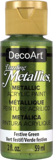 Picture of Dazzling Metallics Acrylic Paint 2oz Festive Green
