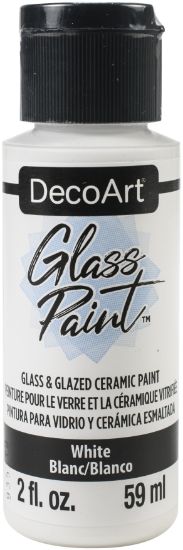 Picture of DecoArt Glass Paint 2oz-White