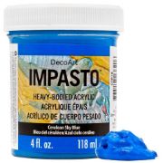 Picture of Decoart Impasto Paint 4oz-Cerulean Sky Blue