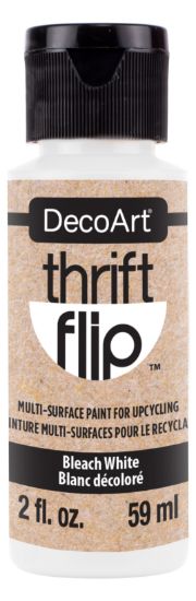 Picture of DecoArt Thrift Flip Multi-Purpose Satin Enamel 2oz-Bleach White