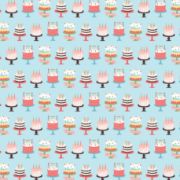 Picture of Birthday Girl Double-Sided Cardstock 12"X12" Cakes & Candles