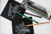 Picture of Black & White Pencil Set 3/Pkg  