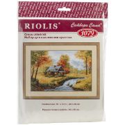 Picture of Autumn View Counted Cross Stitch Kit 15"X10.25" 14 Count