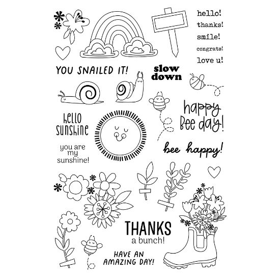 Picture of Full Bloom Photopolymer Clear Stamps