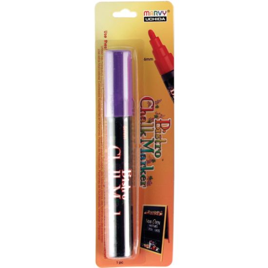 Picture of Bistro Chalk Marker 6mm Bullet Tip Violet