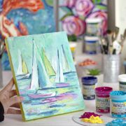 Picture of Decoart Impasto Paint 4oz-Phthalo Blue