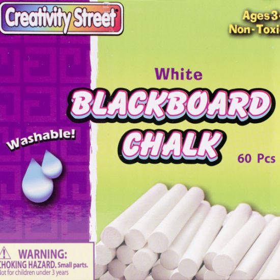 Picture of Blackboard Chalk Bucket 60/Pkg White