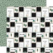 Picture of Gather At Home Double-Sided Cardstock 12"X12"-Stay Awhile