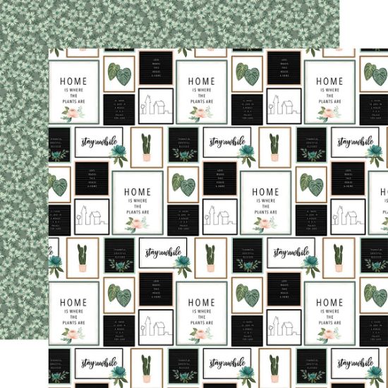 Picture of Gather At Home Double-Sided Cardstock 12"X12"-Stay Awhile