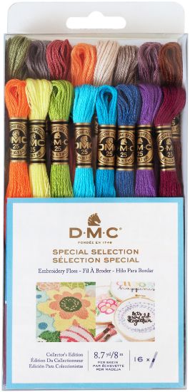 Picture of DMC Embroidery Floss Pack 8.7yd 16/Pkg New Colors