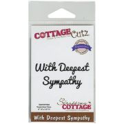Picture of CottageCutz Expressions Die With Deepest Sympathy 6"X.8"